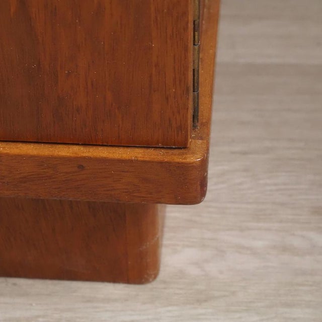 Brown Mid-Century Wardrobe in Limba Wood, 1960 For Sale - Image 8 of 18