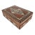 Moroccan Inlaid Marquetry Hardwood Box Ornate Khatam Style For Sale