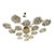 Gold Murano Flush Mount For Sale