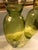 Glass San Miguel Spain Tall Chartreuse Vases - A Pair For Sale - Image 7 of 8