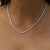 3.5 Carat Diamond Cupcake Graduated Tennis Necklace For Sale - Image 9 of 9