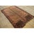 1890s Red Tribal Geometric Antique Small Wool Ersari Beshir Muslim Prayer Rug For Sale - Image 9 of 9