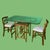 Late 20th Century Late 20th Century Tall Rattan Honeymoon Set For Sale - Image 5 of 6
