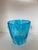 Mid-Century Modern Venini Murano Glass Blue Ice Bucket, 1970-1980s For Sale - Image 3 of 6