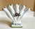 Folk Art Vintage Ceramic Portugal Five Finger Flower Vase For Sale - Image 3 of 5