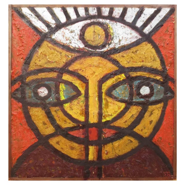 Salvatore Travascio, Trinità, Oil Painting, 1996 For Sale