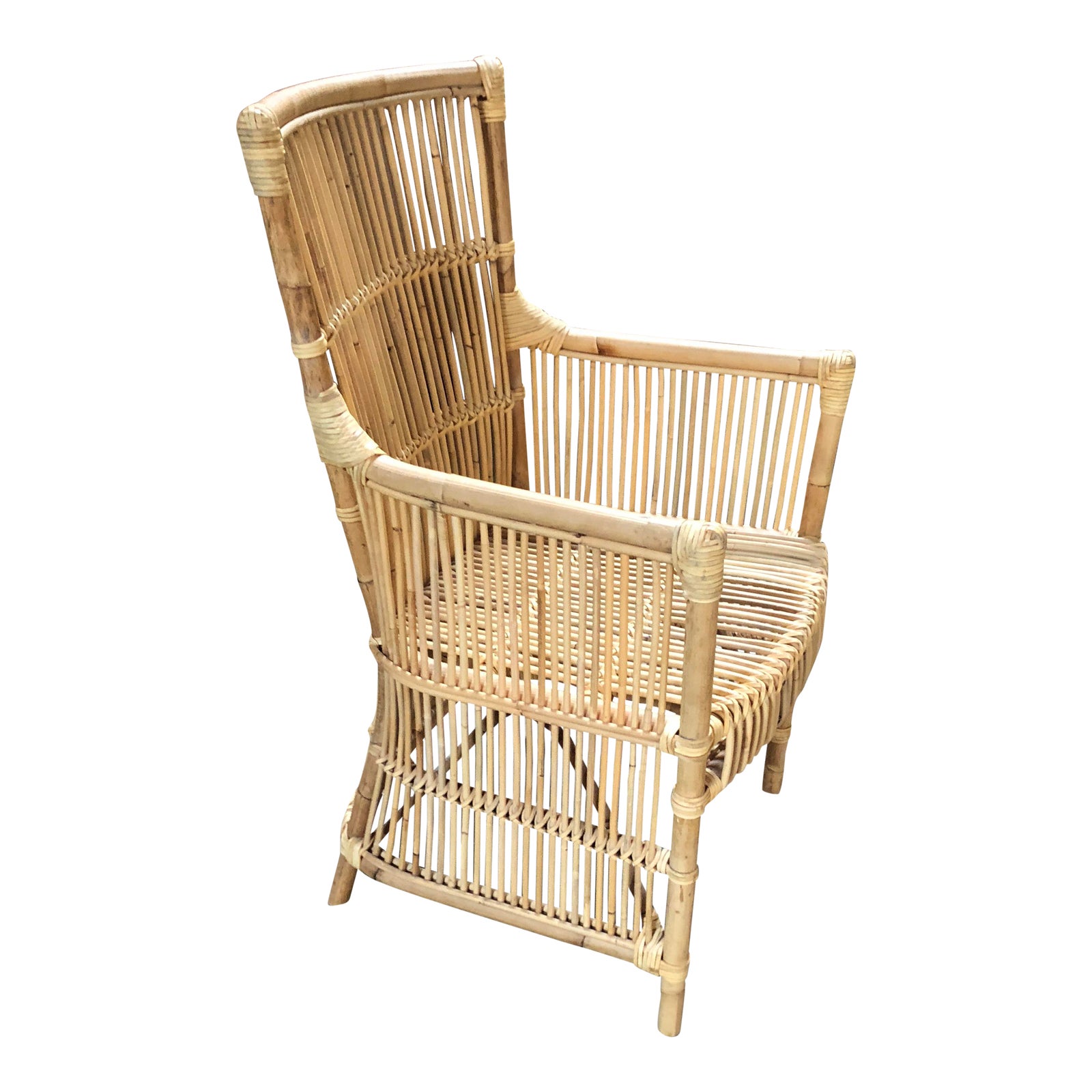  Selamat  Designs Emile Natural Arm Chair Chairish