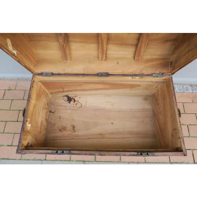 Wood Antique English Chest, 1890s For Sale - Image 7 of 16