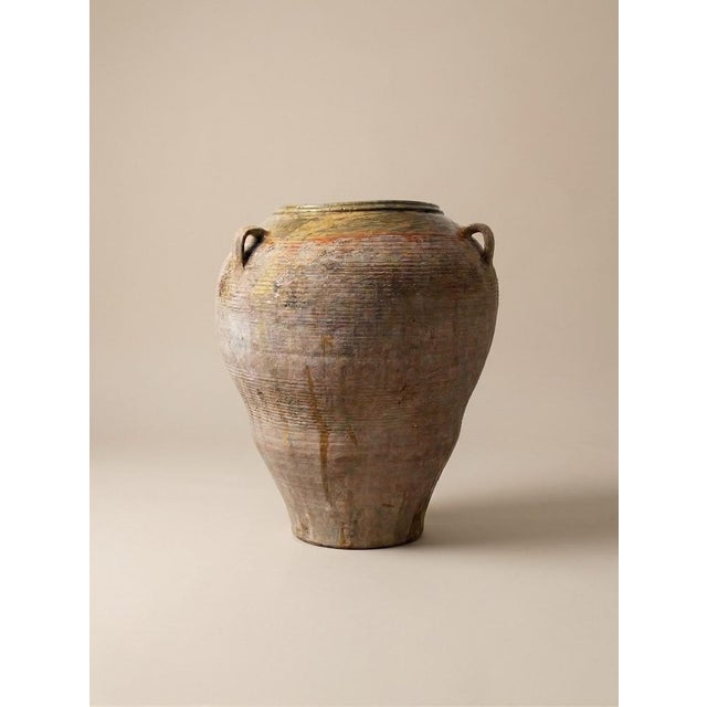 1970s Large Spanish Glazed Ceramic Jar, 1970s For Sale - Image 5 of 5