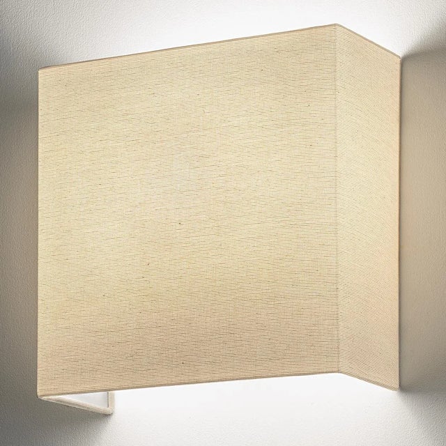 Contemporary Natural Fabric Wall Light For Sale - Image 3 of 4
