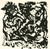 Extremely rare, original serigraph (silkscreen) after the black and white pour painting by Jackson Pollock, from the...