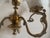 Small Three-Arm Chandelier in Brass and Glass, 1970s For Sale - Image 17 of 18