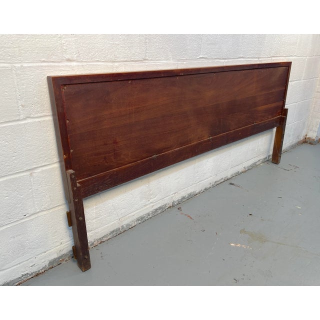 Mid-Century Modern Mid 20th Century Mid-Century Modern Style Walnut Headboard by John Stuart For Sale - Image 3 of 9