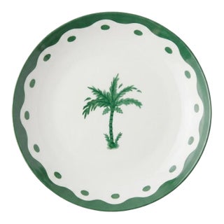 Fern & Co. For Anthropologie Palm Tree Dessert Plate For Sale