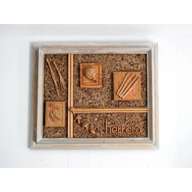 1960s Modern Farmhouse Kitchen Wall Sculpture Decor For Sale - Image 13 of 13