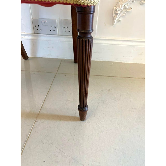 George III Mahogany Inlaid Dining Chairs, 1780s, Set of 6 For Sale - Image 10 of 11