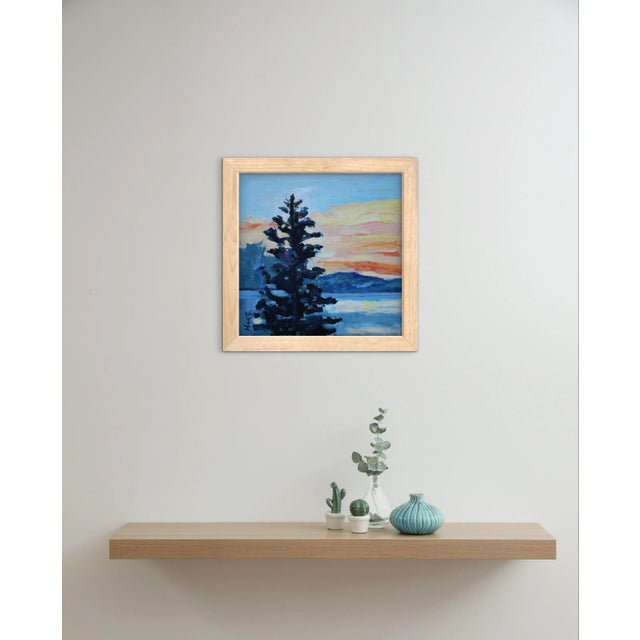 Lake Tahoe Sunset, Modern Oil Painting For Sale In Reno/Lake Tahoe - Image 6 of 8