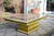 Mid-Century Modern Vintage Rectangular Brass Coffee Table by Rodolfo Dubarry, 1970s For Sale - Image 3 of 18