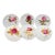 Antique 1880 Minton G4419 Set 6 Hand Painted Rose Gold Platinum Aesthetic Plates For Sale