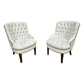 Chesterfield Armchairs, England, 1960s, Set of 2 For Sale