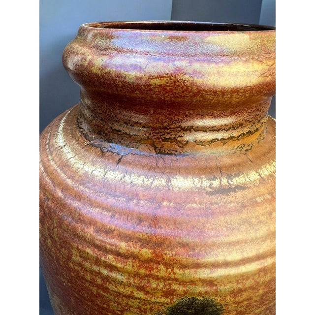 Mid-Century Modern Large Vintage Floor Vase from Bay Keramik, 1960s For Sale - Image 3 of 10