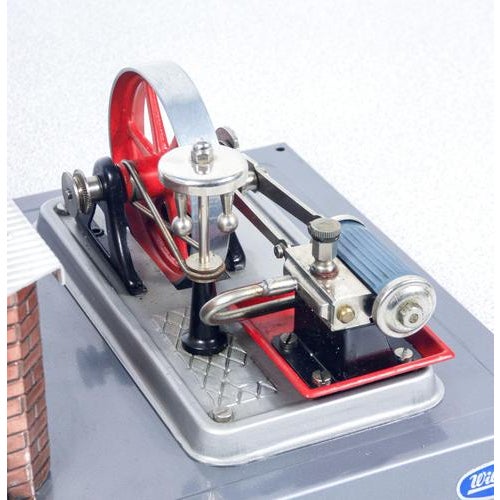 Brown Toy Steam Engine from Wilesco, Germany, 1970s For Sale - Image 8 of 18