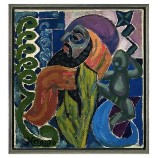 Henry Heerup, Army Up, Oil on Canvas For Sale