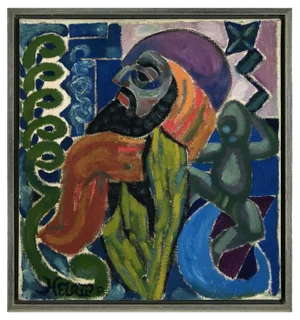 Henry Heerup, Army Up, Oil on Canvas