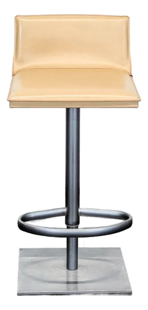 Frag Brushed Aluminum Counter Stool