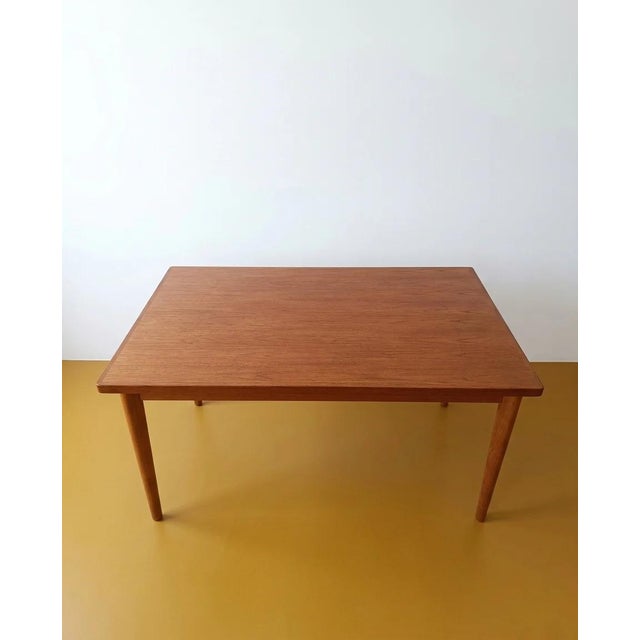 1960s Vintage Danish Teak Extensions Table from BRDR Furbo, 1960s For Sale - Image 5 of 6