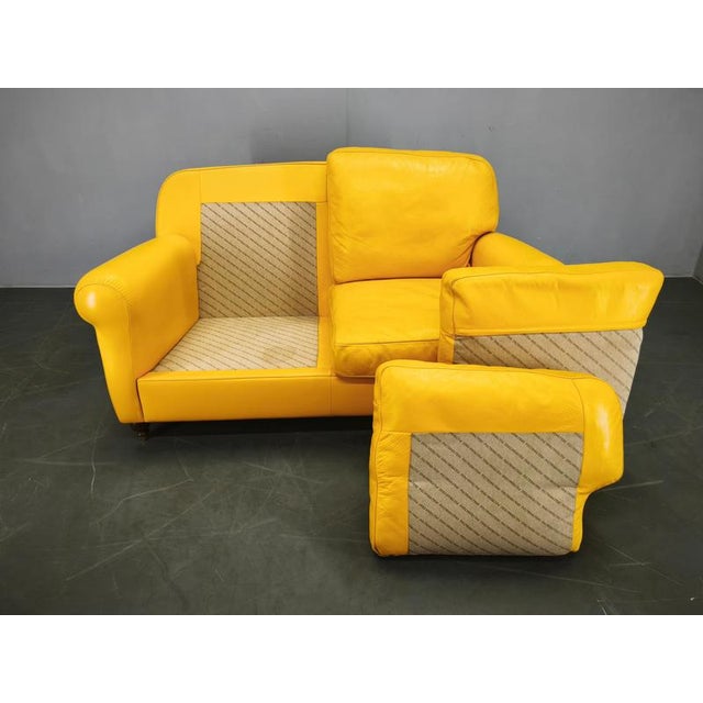 Wood Leather George Sofa from Poltrona Frau, Italy, 1992 For Sale - Image 7 of 18