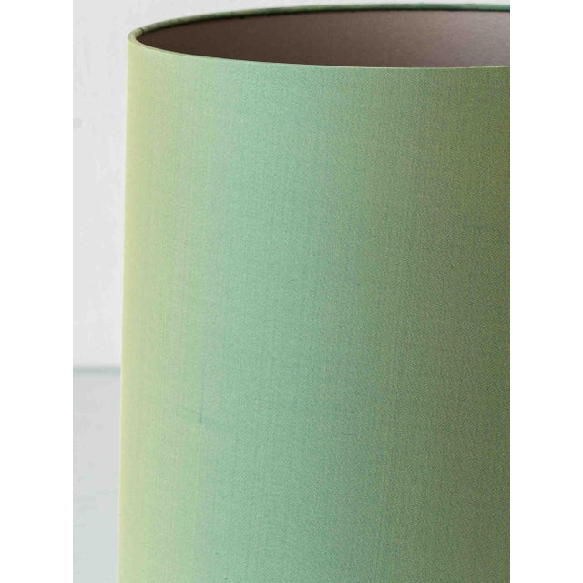 Art Deco Ceramic Pineapple Table Lamp with Silk Lampshade by Charles Catteau for Boch Frères, 1920s For Sale - Image 6 of 18