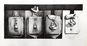 Skyhook, Start, Progression, Charles Massey Lithograph, Signed and Numbered in Pencil