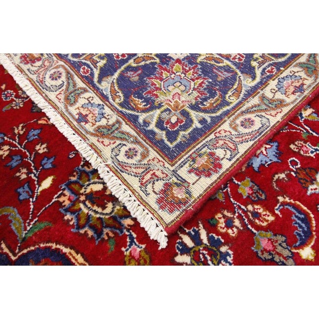 Middle Eastern Hand-Knotted Rug For Sale - Image 9 of 11