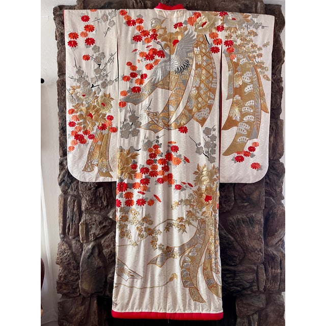 20th Century Japanese Ivory Wedding Kimono main image 0