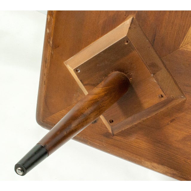 1950s Classic Mid-Century Modern Walnut Dovetail Lane Acclaim Boomerang Coffee Table For Sale - Image 17 of 18