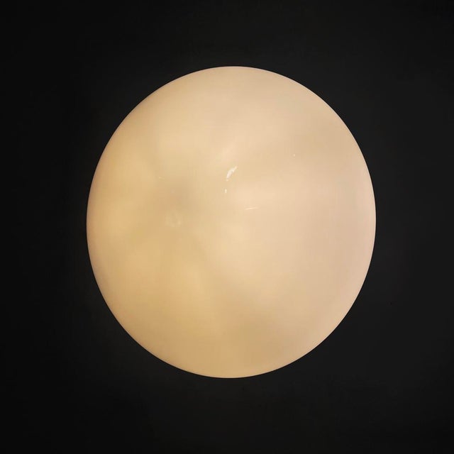 Italian modern wall lamps Magnolia by Sergio Mazza for Quattifolio, 1970s Pair of wall or ceiling lamps model Magnolia...