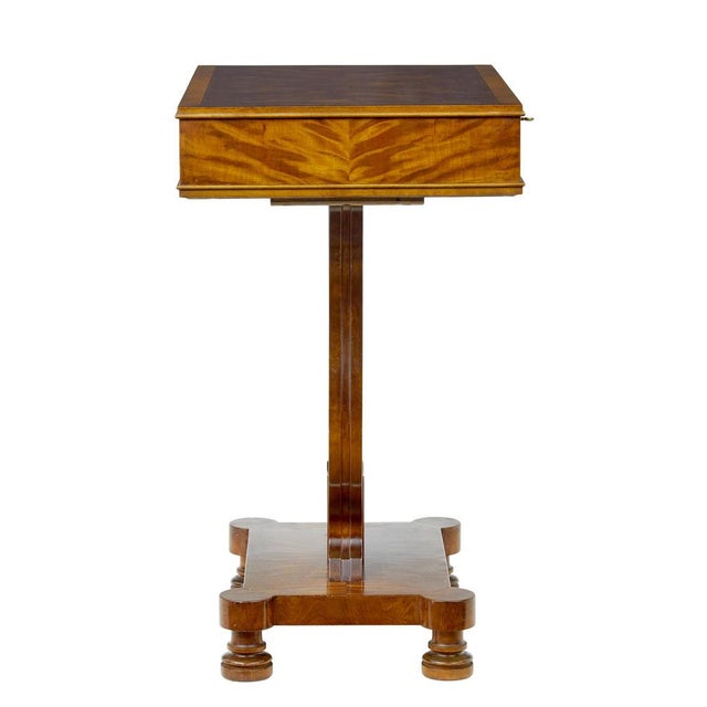 late 19th century birch sewing table with contents circa 1895. good quality find on our travels around sweden, complete...