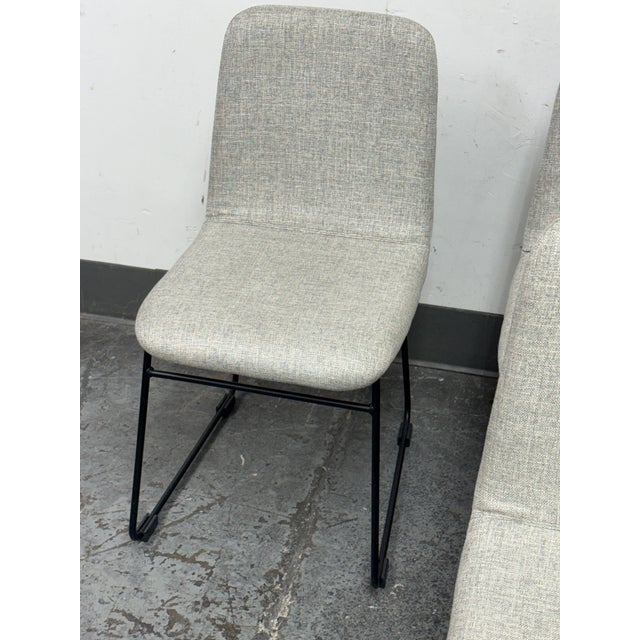 Metal Pottery Barn Zoe Dining Chairs, Set of Four For Sale - Image 7 of 12