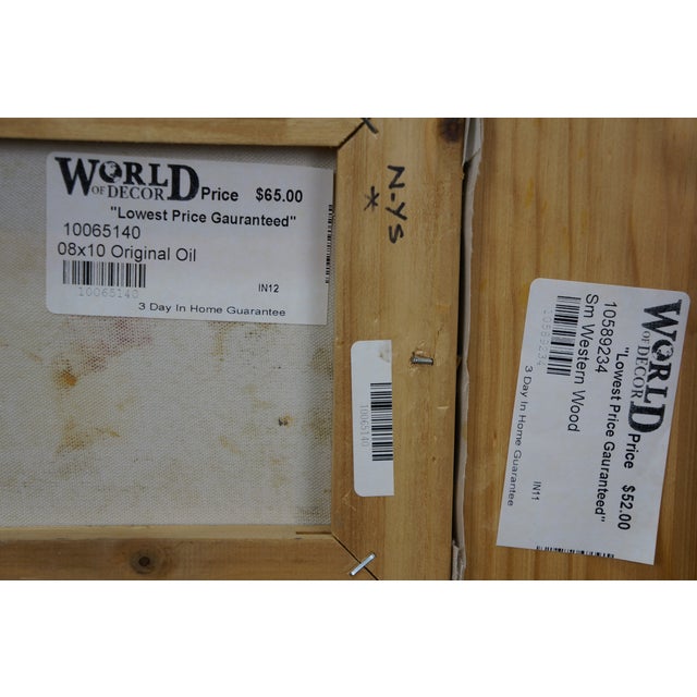 Peach Late 20th Century Timeless Treasures M. Francis Still Life Grape Peach Plum Fruit Oil Painting 18" For Sale - Image 8 of 13