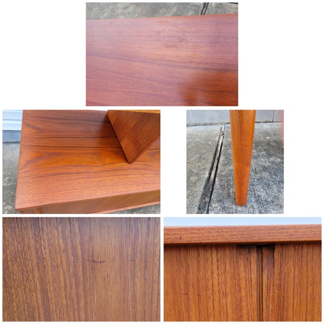 1960s Mid Century Danish Teak Credenza by Lovig For Sale - Image 12 of 12
