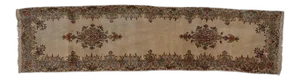 1970s Vintage Persian Kerman Runner - 2'9" X 10'3"