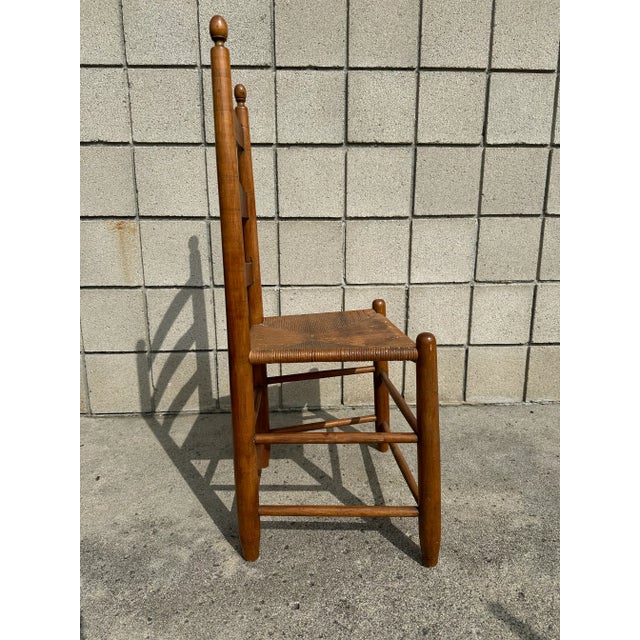 Pair of 19th Century Ladder Back Shaker Chairs Chairish