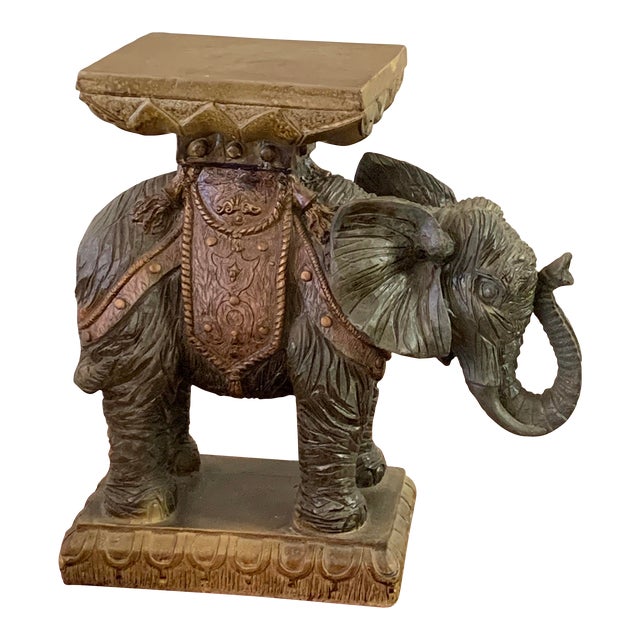 Vintage Elephant Plant Stand Chairish