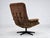 Vintage Scandinavian Swivel Chair in Velour, 1960s For Sale - Image 9 of 18