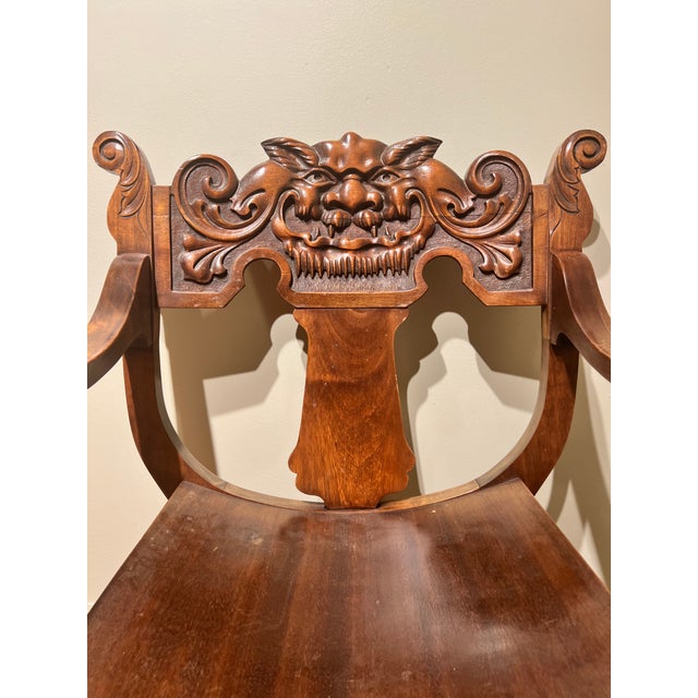 1920s Stomps-Burkhardt Hand Carved American Chair For Sale In Denver - Image 6 of 7