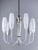 Mid-Century Modern Chandelier with 6 Opaline Glass Shades, 1950 For Sale - Image 9 of 10
