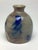 American 1980s Handcrafted Stoneware Pottery With Blue Decoration Signed by Jim Davis For Sale - Image 3 of 6