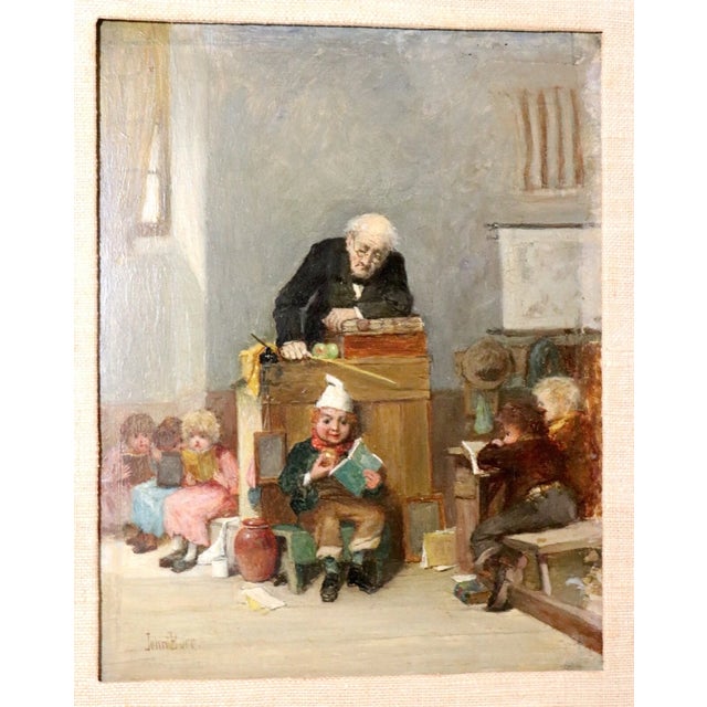 Up for sale is a rare original 19th century oil painting on board by John Burr (Scots/English, 1831-1893). It depicts a...
