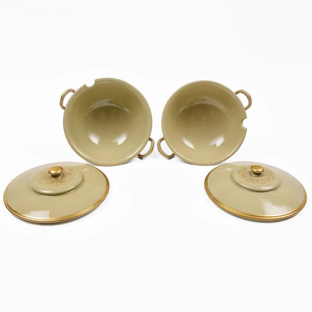 Early 19th Century Antique Early 19th Century Wedgwood Drabware Urn or Vase Form Sauce Tureens - A Pair For Sale - Image 5 of 9